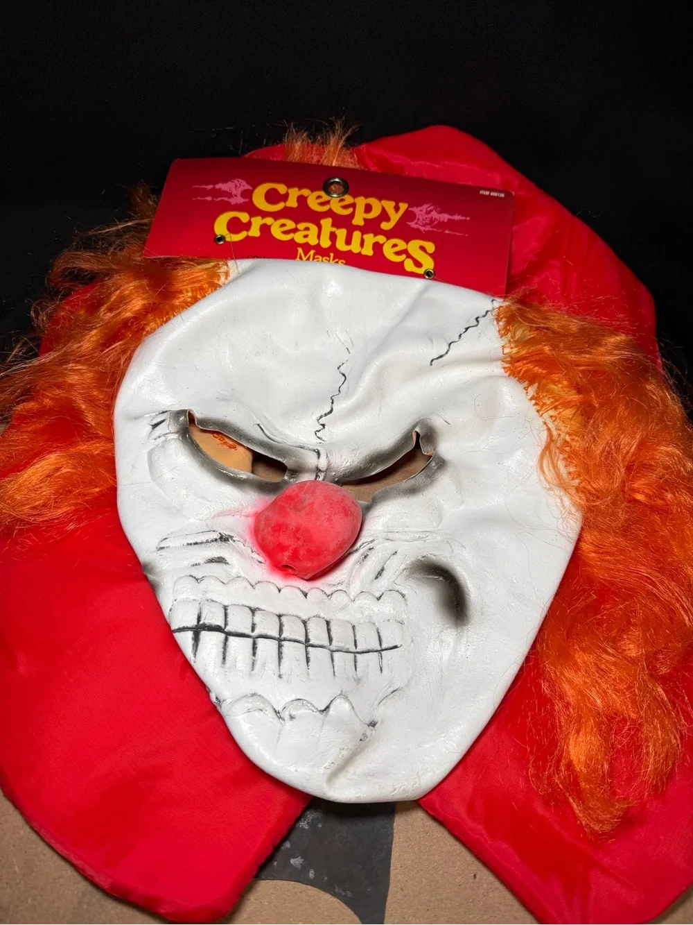 Vintage Clown Halloween Mask 1995